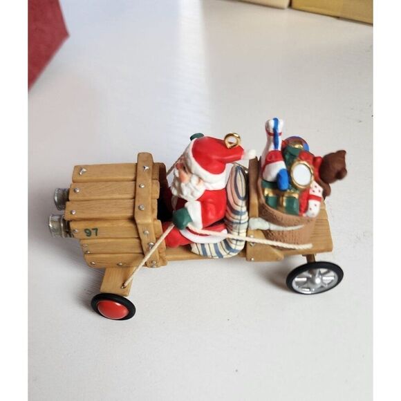 Hallmark Vintage Christmas Ornament The Claus-Mobile Here Comes Santa Series Dat - Picture 3 of 4
